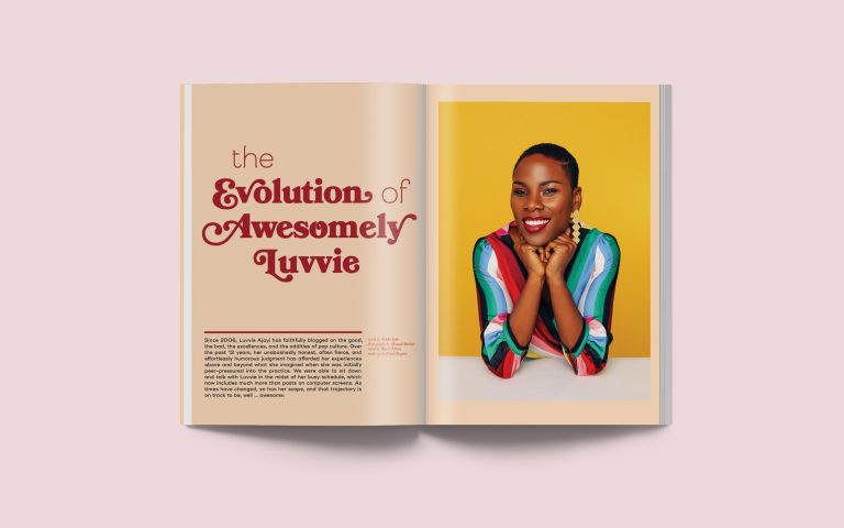 The Evolution of Awesomely Luvvie on Radiant Issue No.11