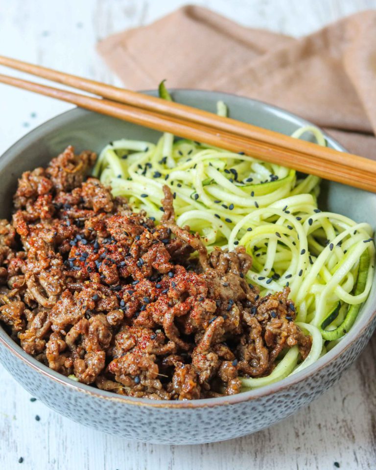 Ground Beef and Zucchini Stir Fry (Zoodles Recipe): A 20-Minute Weeknight Dinner